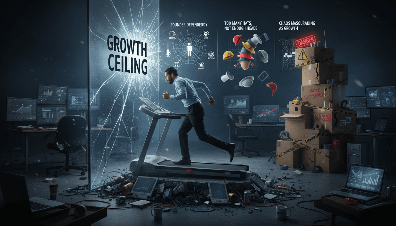 Why Most Businesses Get Stuck at the Growth Ceiling (and How to Break Through It)
