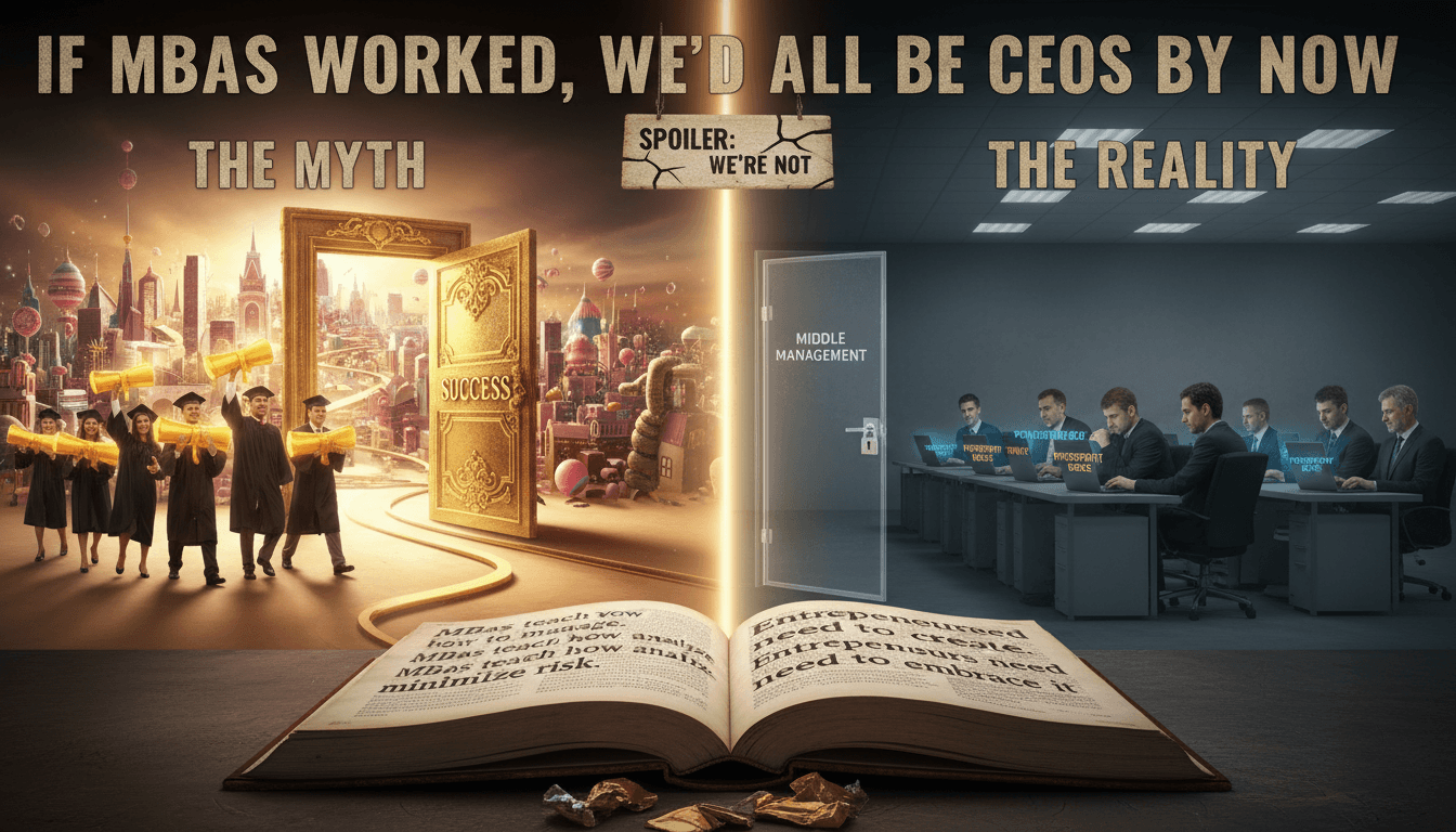 If MBAs Worked, We'd All Be CEOs by Now