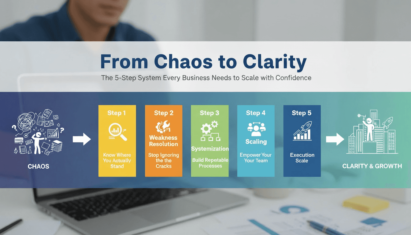From Chaos to Clarity: The 5-Step System Every Business Needs to Scale with Confidence