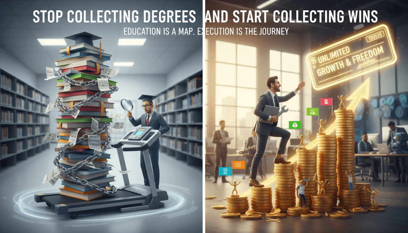 Stop Collecting Degrees and Start Collecting Wins